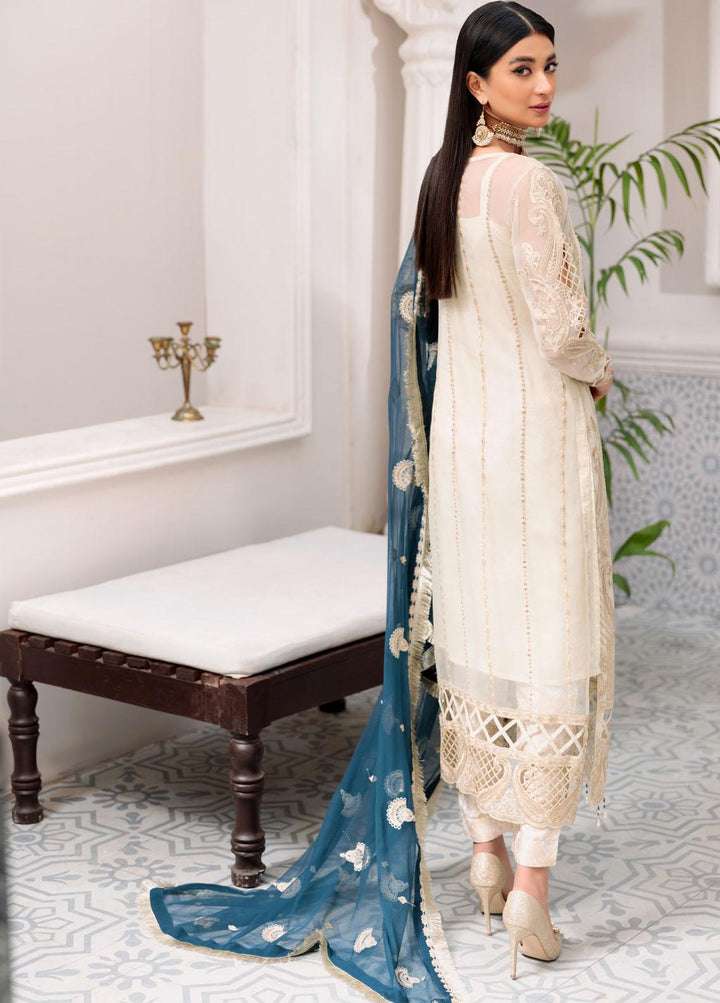 Belle Robe by Emaan Adeel Embroidered Organza Suits Unstitched 3 Piece EA22-BR3 305 - Luxury Collection
