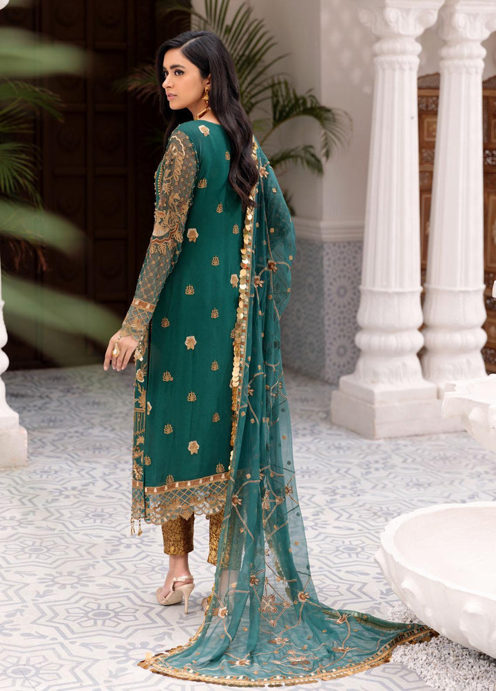 Belle Robe by Emaan Adeel Embroidered Chiffon Suits Unstitched 3 Piece EA22-BR3 306 - Luxury Collection