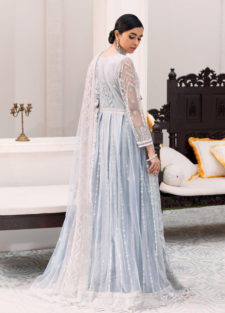 Belle Robe by Emaan Adeel Embroidered Net Suits Unstitched 3 Piece EA22-BR3 307 - Luxury Collection