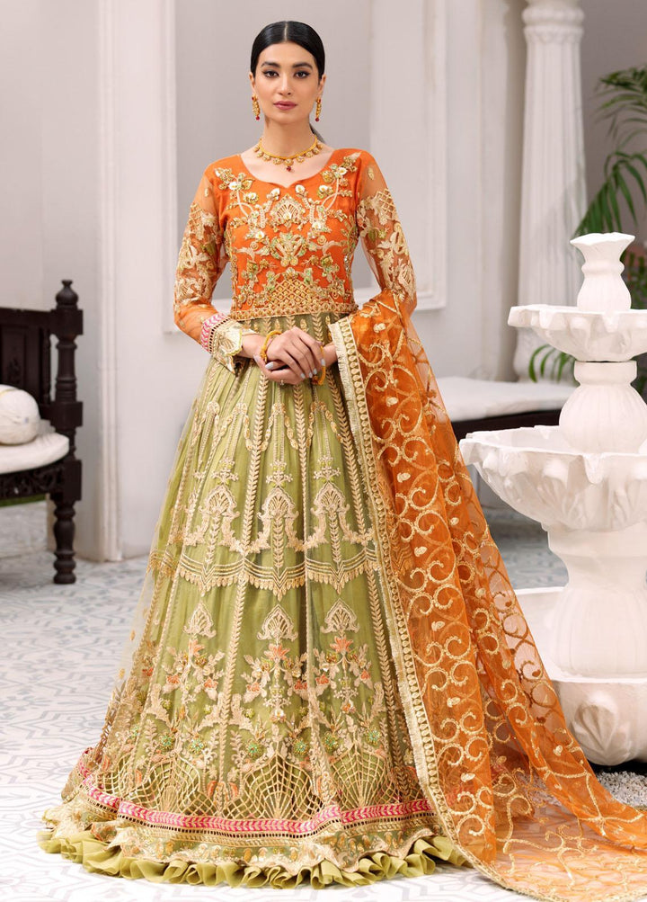 Belle Robe by Emaan Adeel Embroidered Net Suits Unstitched 3 Piece EA22-BR3 310 - Luxury Collection