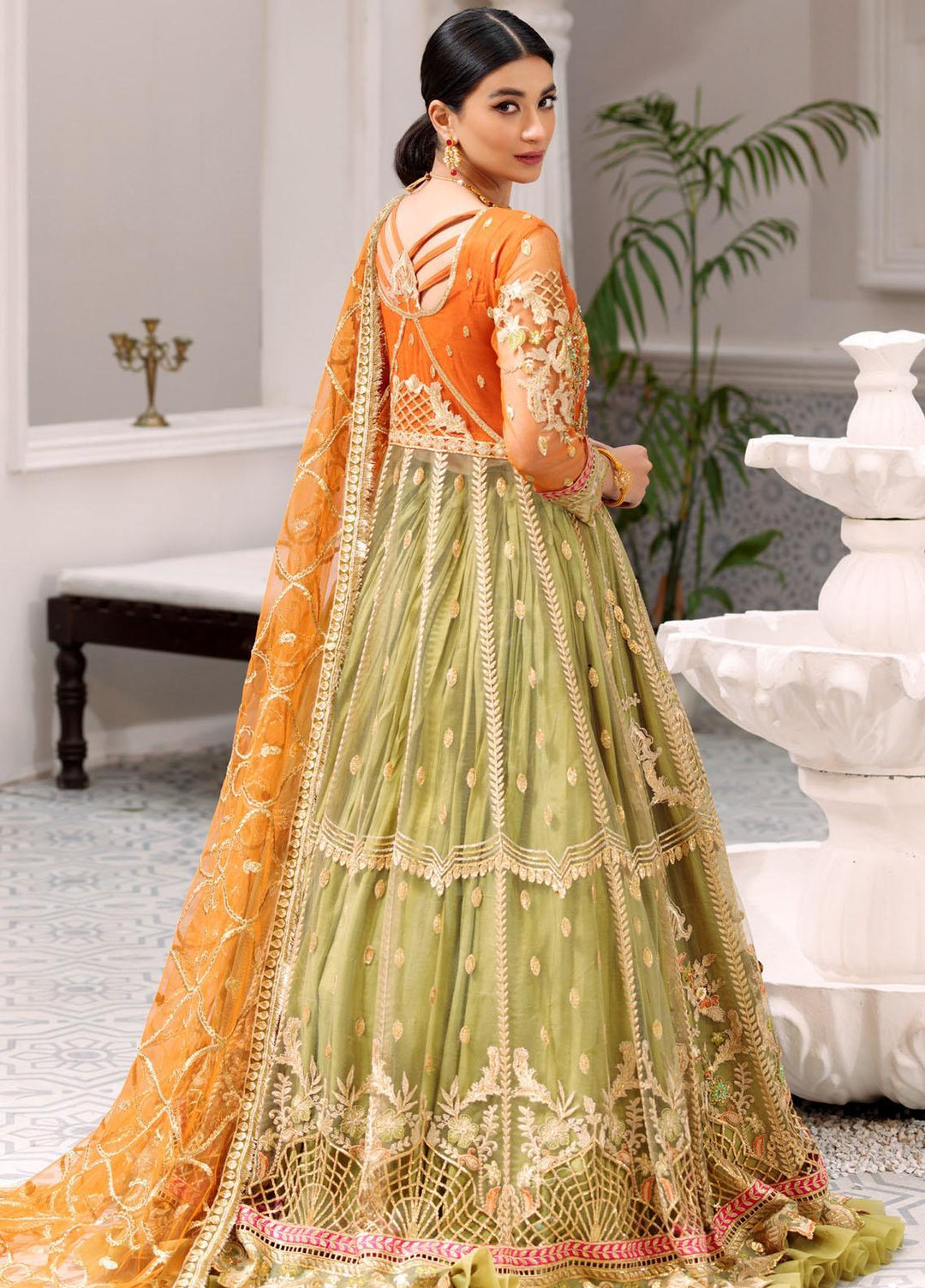 Belle Robe by Emaan Adeel Embroidered Net Suits Unstitched 3 Piece EA22-BR3 310 - Luxury Collection