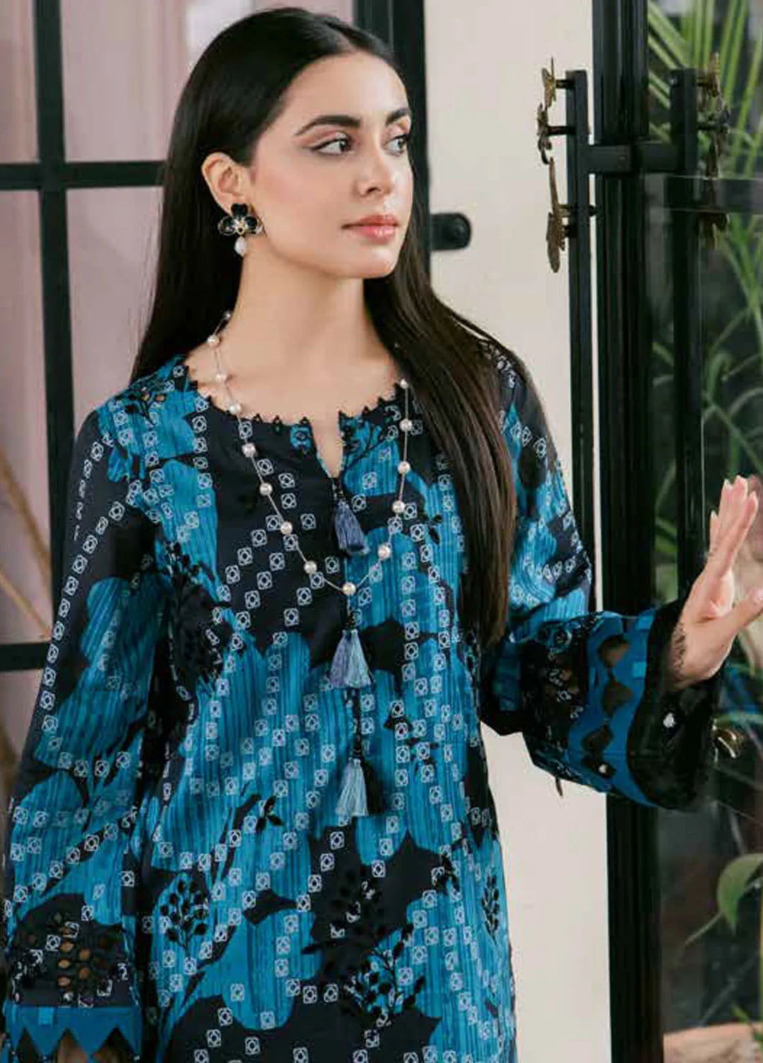 Bellerina by Nureh Chikankari Lawn Suits Unstitched 2 Piece NU25BE NU2-150 - Summer Collection