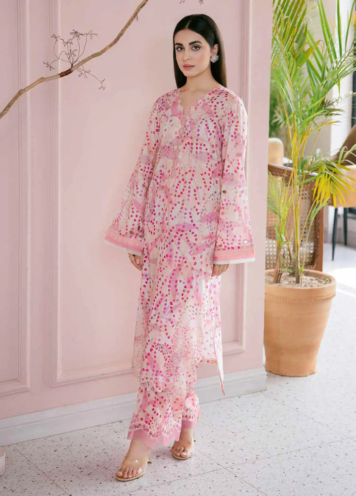 Bellerina by Nureh Chikankari Lawn Suits Unstitched 2 Piece NU25BE NU2-151 - Summer Collection