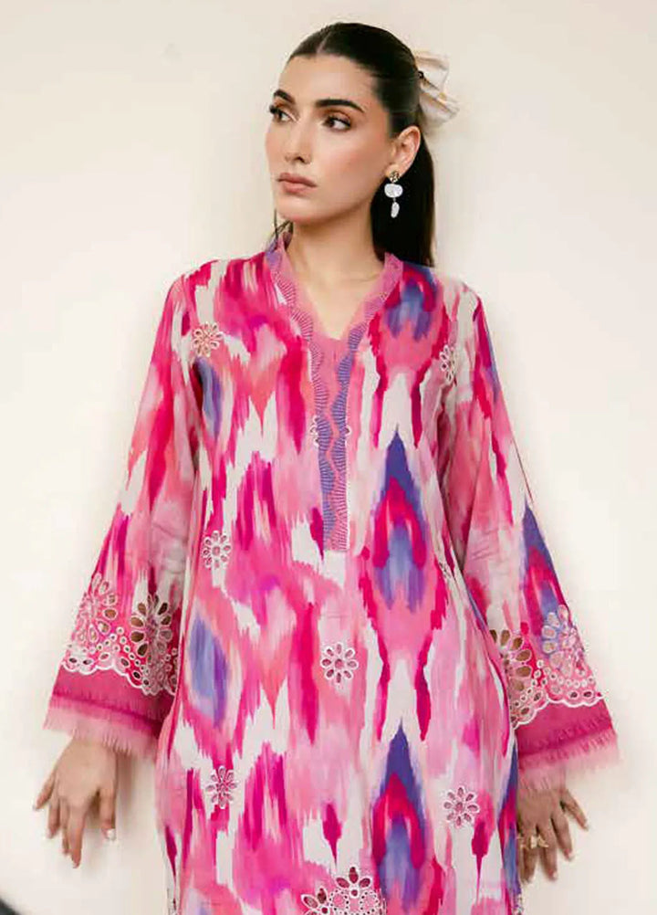 Bellerina by Nureh Chikankari Lawn Suits Unstitched 2 Piece NU25BE NU2-154 - Summer Collection