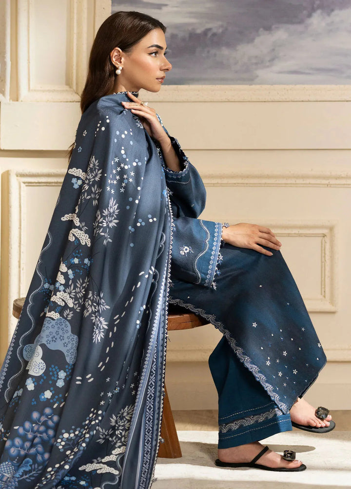 Bellini By Seran Embroidered Cotail Suit Unstitched 3 Piece SRN24BW D-06 Clara - Winter Collection