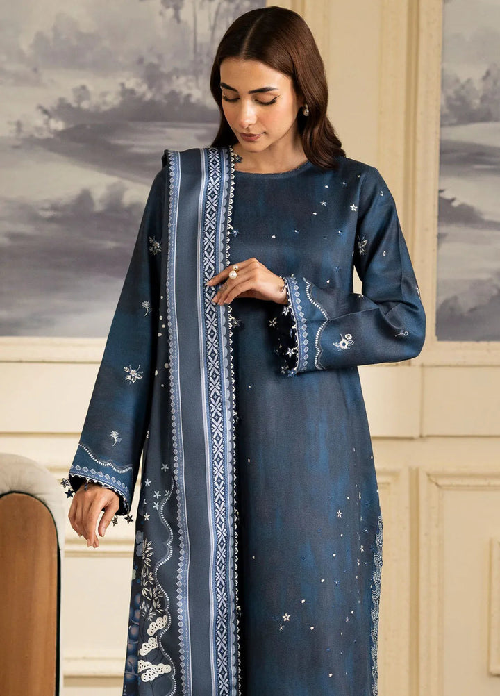Bellini By Seran Embroidered Cotail Suit Unstitched 3 Piece SRN24BW D-06 Clara - Winter Collection