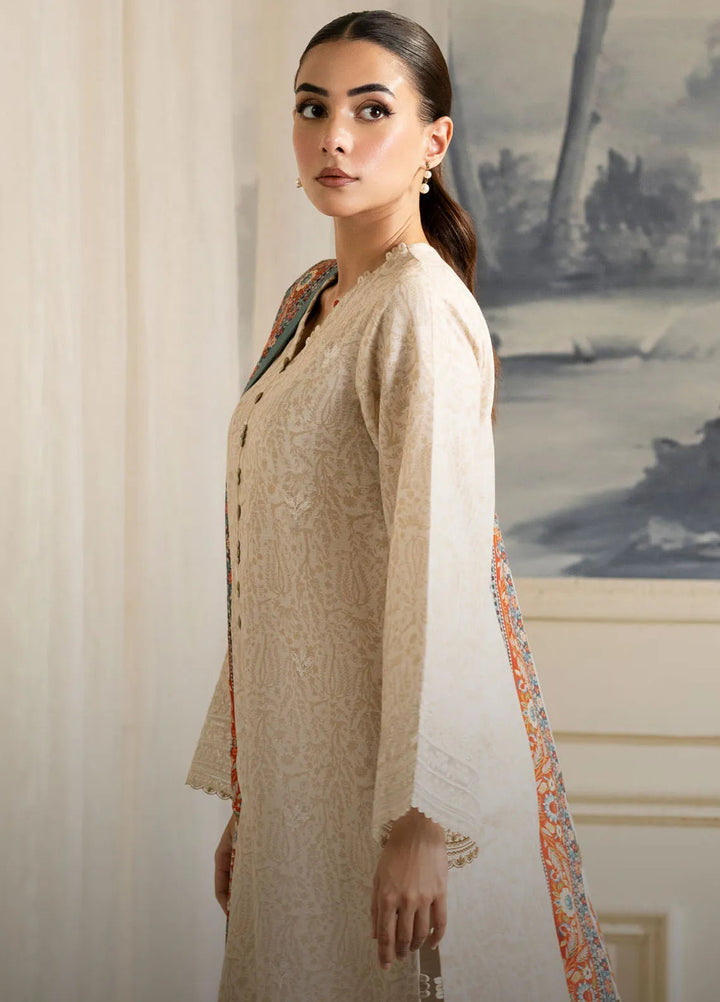 Bellini By Seran Embroidered Khaddar Suit Unstitched 3 Piece SRN24BW D-02 Anora - Winter Collection