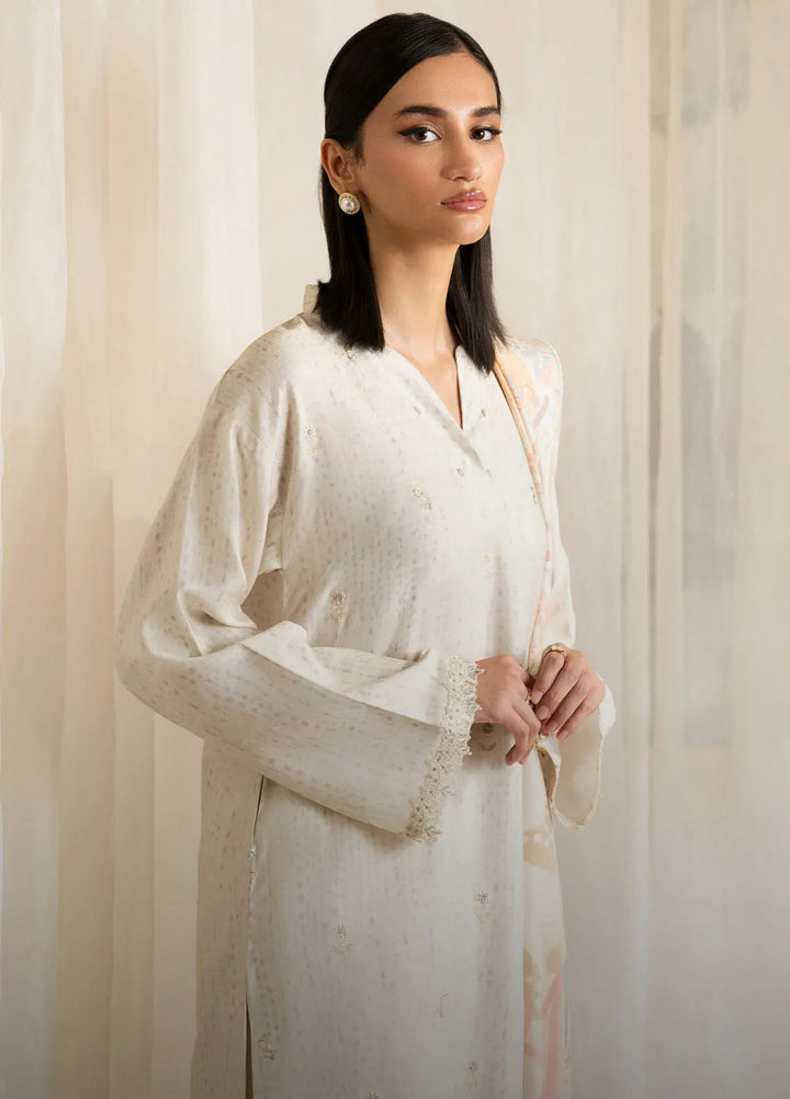 Bellini By Seran Embroidered Viscose Suit Unstitched 3 Piece SRN24BW D-08 Lana - Winter Collection