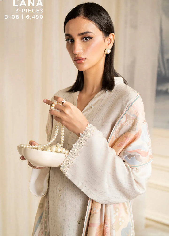 Bellini By Seran Embroidered Viscose Suit Unstitched 3 Piece SRN24BW D-08 Lana - Winter Collection