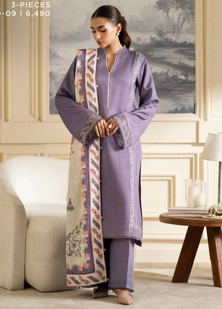 Bellini By Seran Embroidered Viscose Suit Unstitched 3 Piece SRN24BW D-09 Rhea - Winter Collection