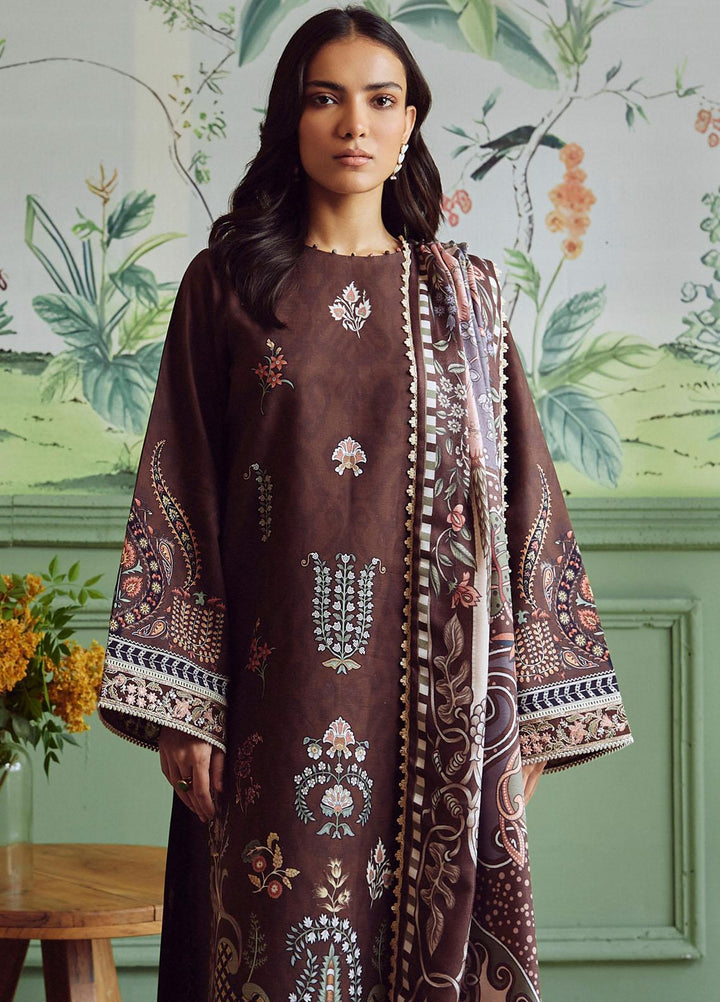 Bellini By Seran Embroidered Khaddar Suits Unstitched 3 Piece SRN23BL D-03 Ariane - Winter Collection