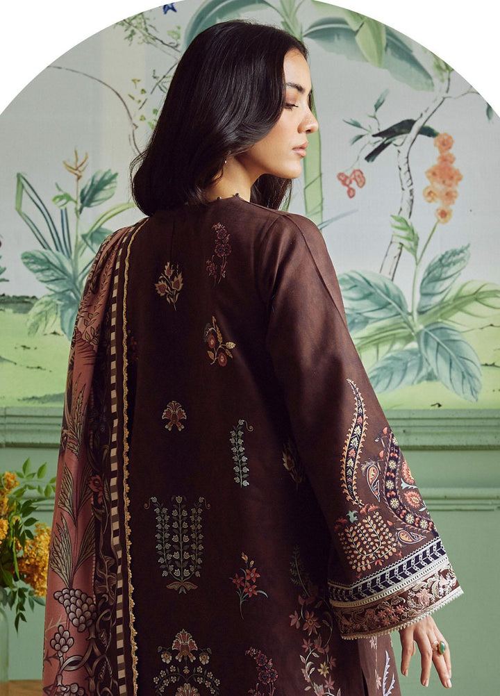 Bellini By Seran Embroidered Khaddar Suits Unstitched 3 Piece SRN23BL D-03 Ariane - Winter Collection