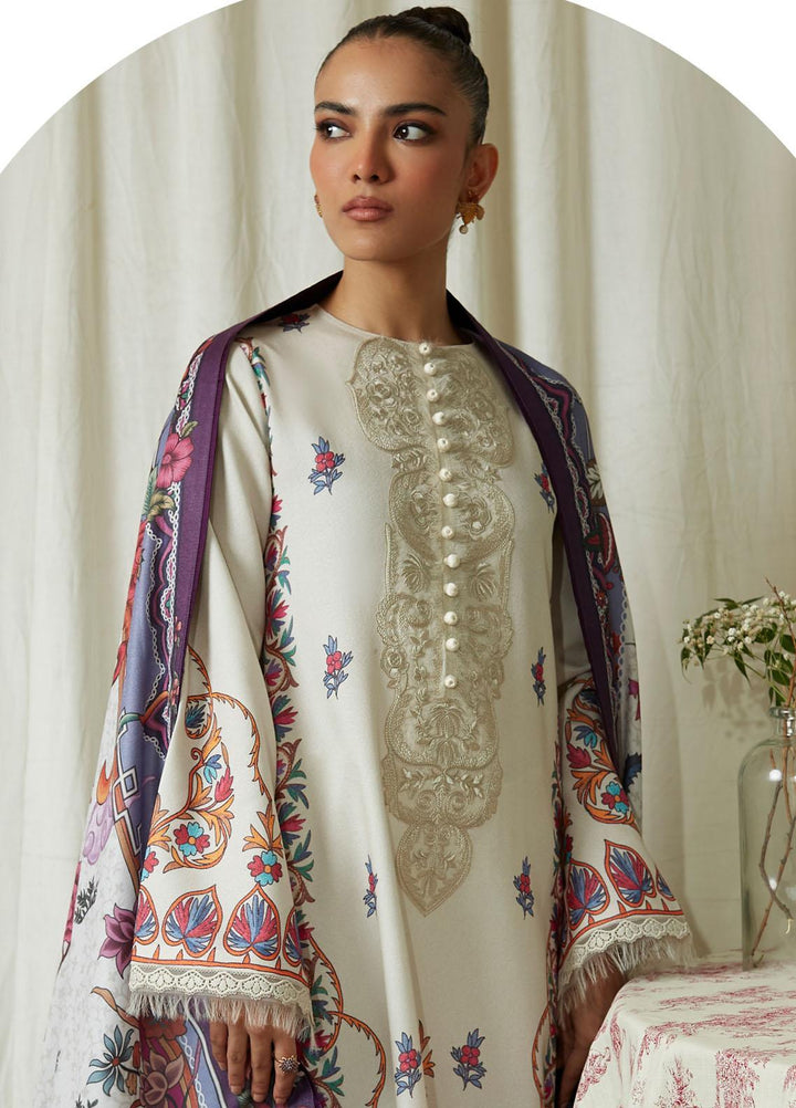 Bellini By Seran Embroidered Karandi Suits Unstitched 3 Piece SRN23BL D-05 Renee - Winter Collection