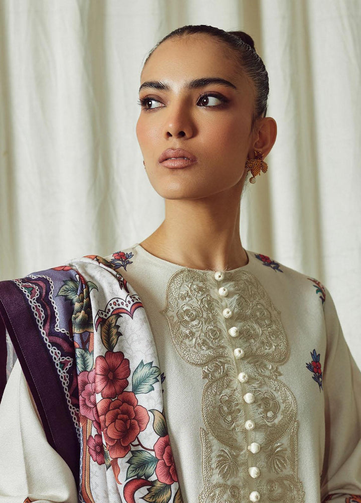 Bellini By Seran Embroidered Karandi Suits Unstitched 3 Piece SRN23BL D-05 Renee - Winter Collection