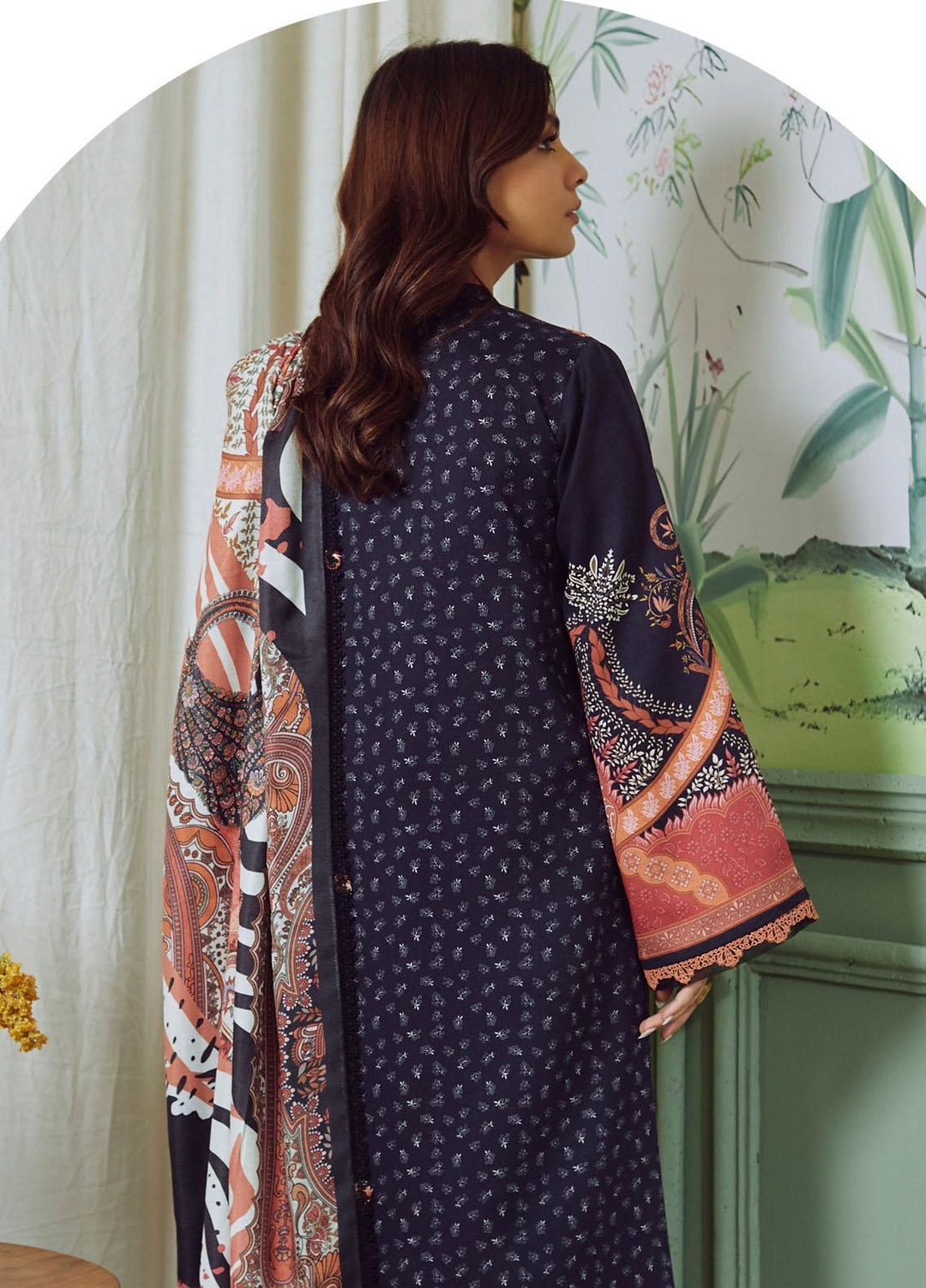 Bellini By Seran Embroidered Cotail Suits Unstitched 3 Piece SRN23BL D-06 Violette - Winter Collection