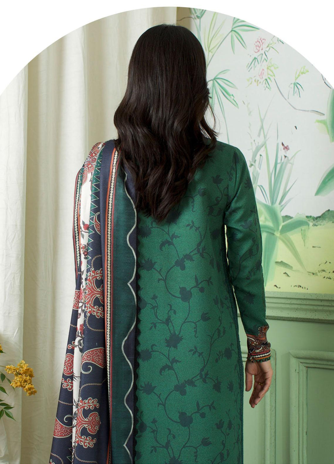 Bellini By Seran Embroidered Cotail Suits Unstitched 3 Piece SRN23BL D-07 Amour - Winter Collection