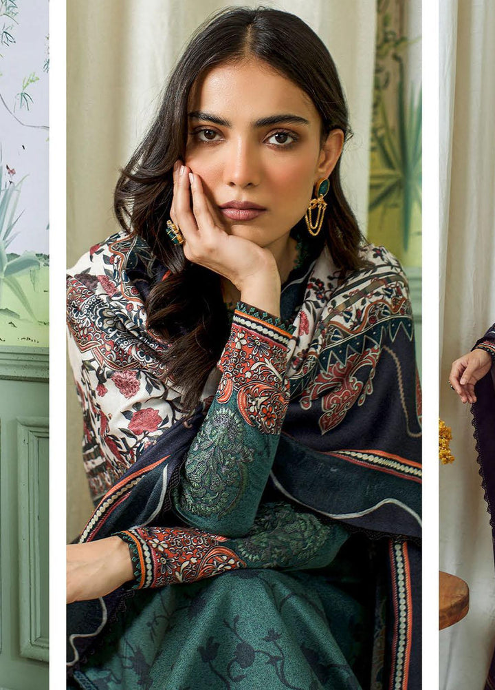 Bellini By Seran Embroidered Cotail Suits Unstitched 3 Piece SRN23BL D-07 Amour - Winter Collection