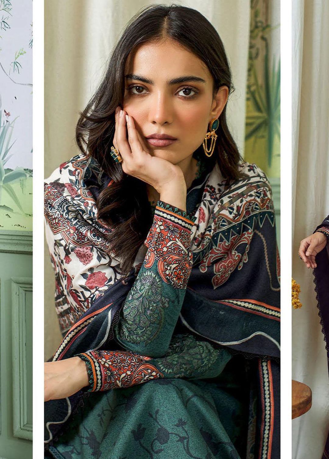 Bellini By Seran Embroidered Cotail Suits Unstitched 3 Piece SRN23BL D-07 Amour - Winter Collection