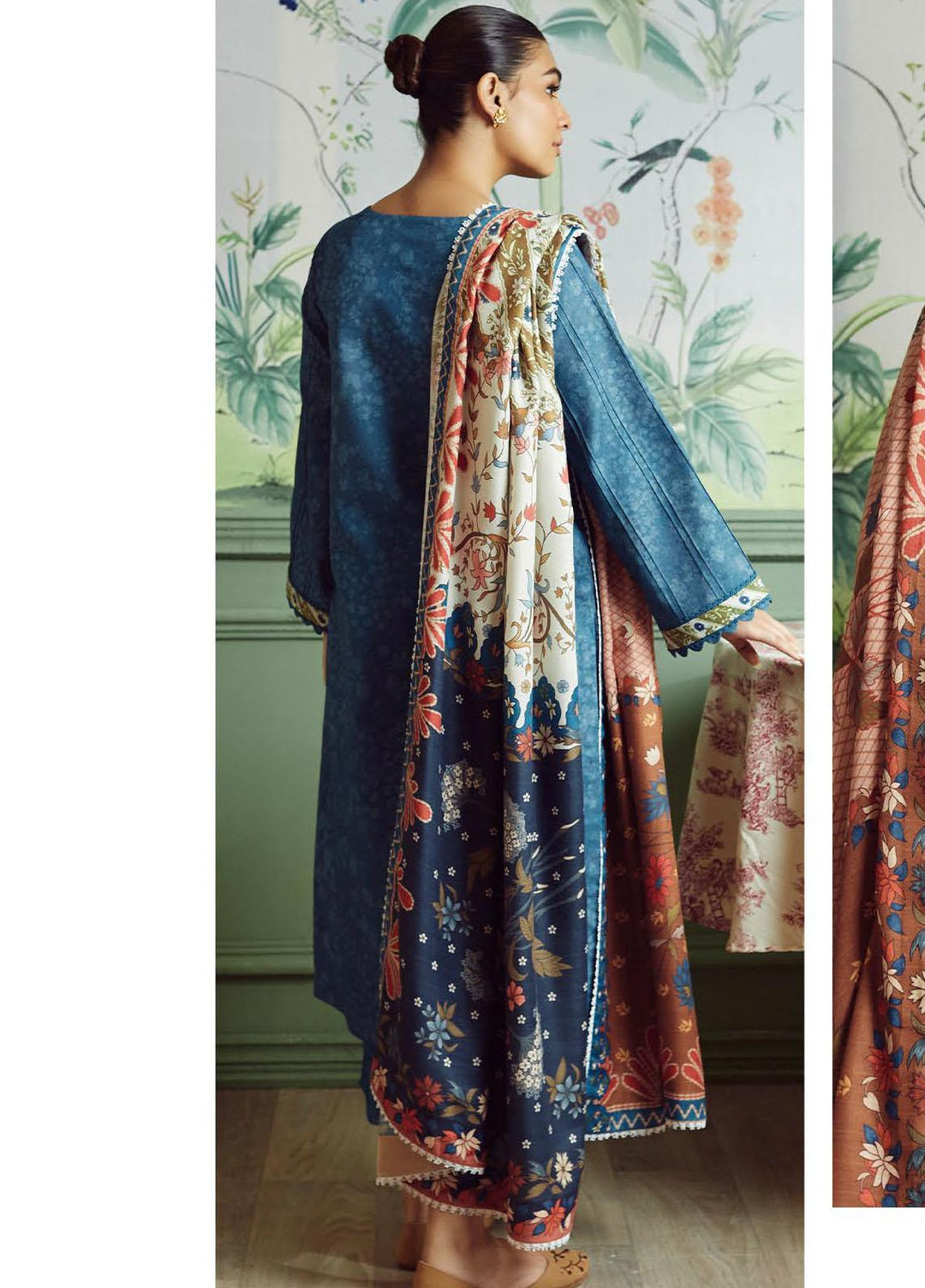 Bellini By Seran Embroidered Khaddar Suits Unstitched 3 Piece SRN23BL D-08 Sophia - Winter Collection