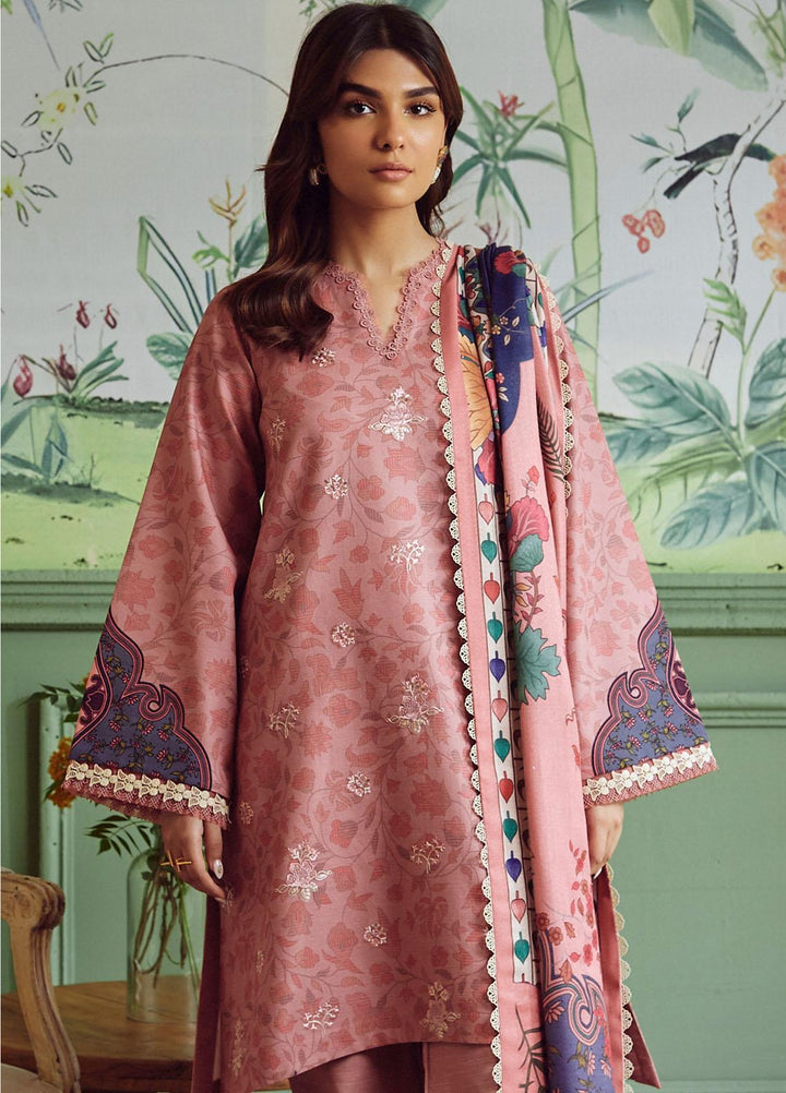 Bellini By Seran Embroidered Khaddar Suits Unstitched 3 Piece SRN23BL D-10 Elyna - Winter Collection
