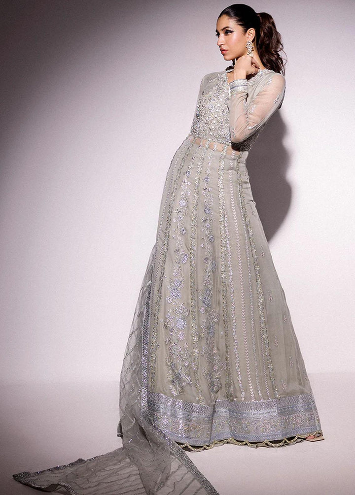 Mushq Embroidered Chiffon Suits Unstitched 4 Piece MQ24BM BOM-03 Scotch Mist - Luxury Collection