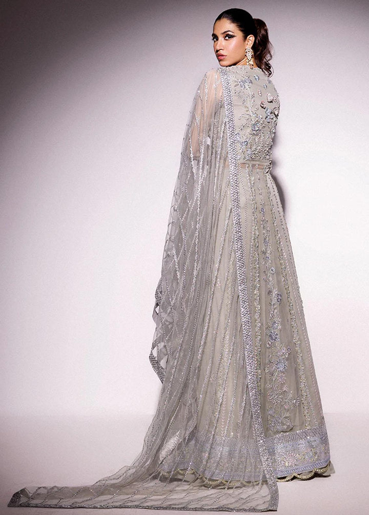 Mushq Embroidered Chiffon Suits Unstitched 4 Piece MQ24BM BOM-03 Scotch Mist - Luxury Collection