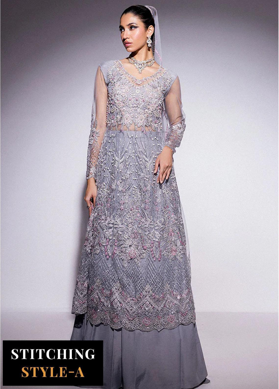 Mushq Embroidered Raw Silk Suits Unstitched 4 Piece MQ24BM BOM-07 Nora - Luxury Collection