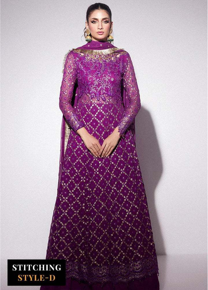 Mushq Embroidered Chiffon Suits Unstitched 4 Piece MQ24BM BOM-09 Gulaab - Luxury Collection