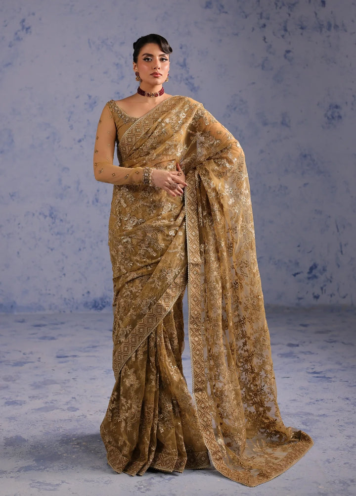 Amoris by Imran Ramzan Embroidered Saree Eblouissant Bijoutee - Wedding Collection