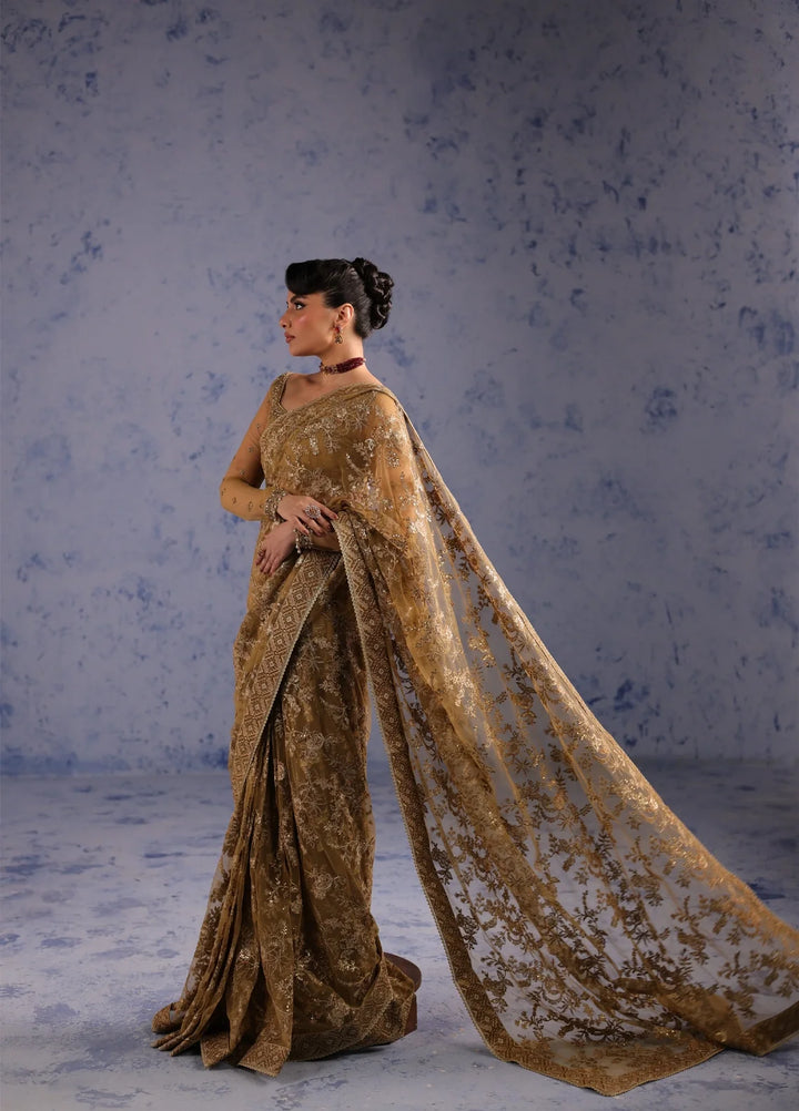 Amoris by Imran Ramzan Embroidered Saree Eblouissant Bijoutee - Wedding Collection