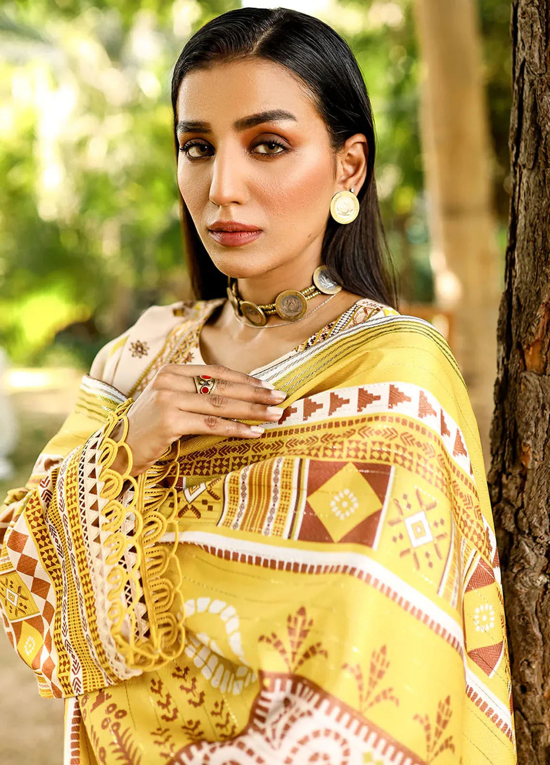 Bin Ilyas Embroidered Kotail Suits Unstitched 3 Piece BI24MJ 761 A - Winter Collection