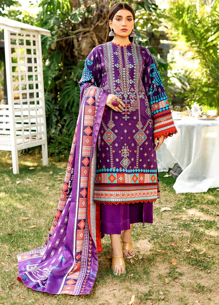 Bin Ilyas Embroidered Kotail Suits Unstitched 3 Piece BI24MJ 761 B - Winter Collection