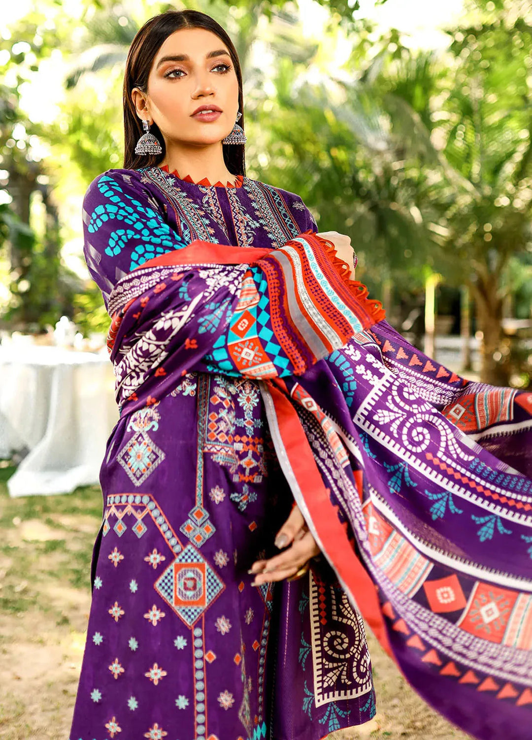 Bin Ilyas Embroidered Kotail Suits Unstitched 3 Piece BI24MJ 761 B - Winter Collection