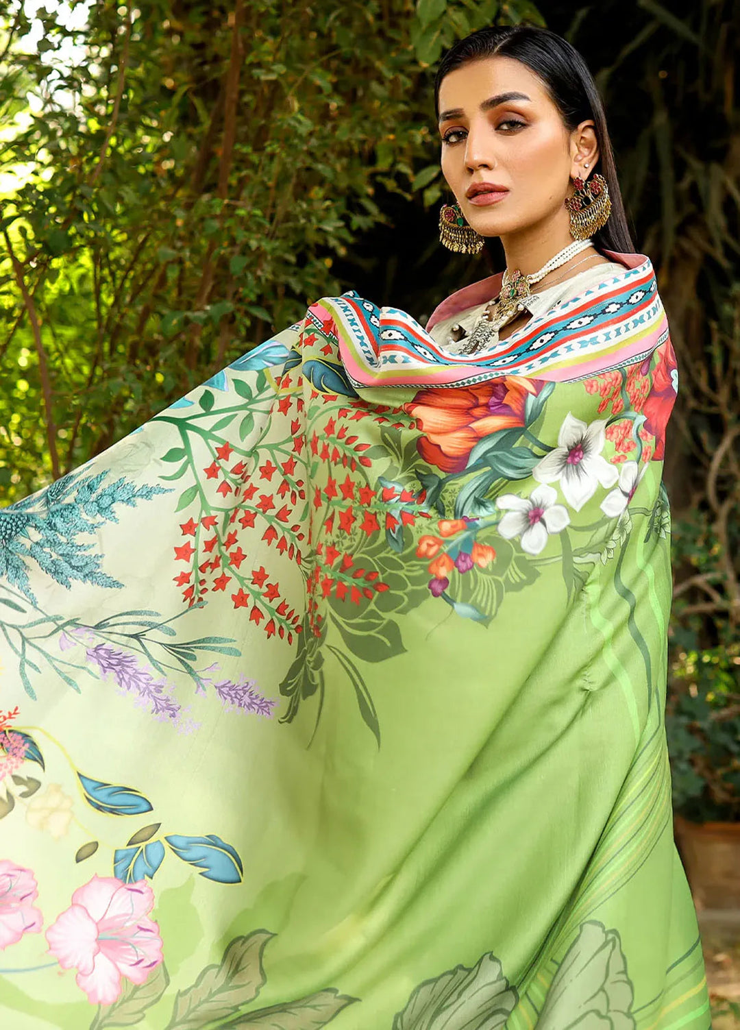 Bin Ilyas Embroidered Kotail Suits Unstitched 3 Piece BI24MJ 762 A - Winter Collection