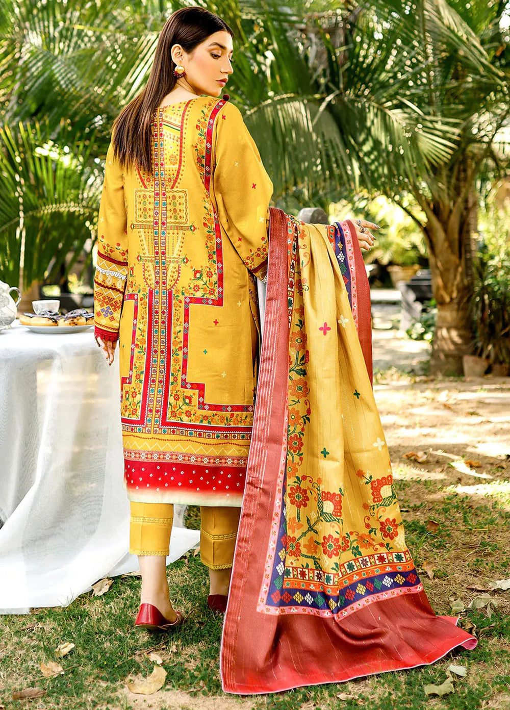 Bin Ilyas Embroidered Kotail Suits Unstitched 3 Piece BI24MJ 763 A - Winter Collection