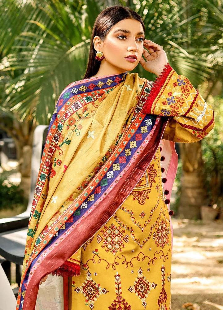 Bin Ilyas Embroidered Kotail Suits Unstitched 3 Piece BI24MJ 763 A - Winter Collection
