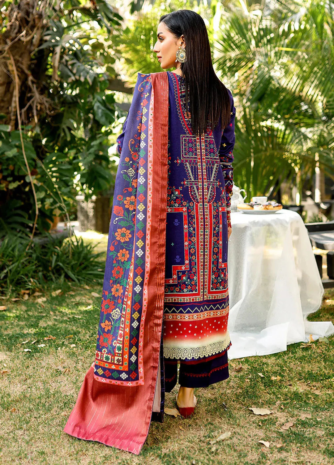 Bin Ilyas Embroidered Kotail Suits Unstitched 3 Piece BI24MJ 763 B - Winter Collection