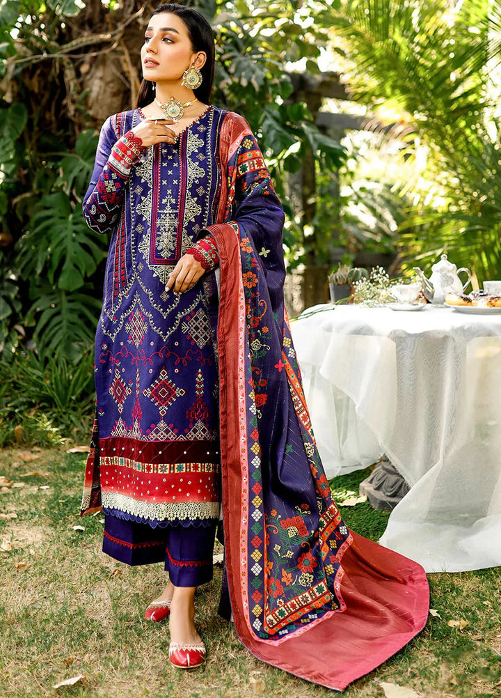 Bin Ilyas Embroidered Kotail Suits Unstitched 3 Piece BI24MJ 763 B - Winter Collection