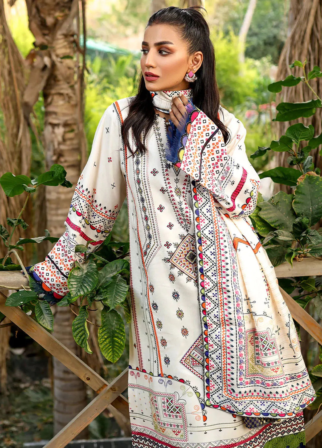 Bin Ilyas Embroidered Kotail Suits Unstitched 3 Piece BI24MJ 764 A - Winter Collection