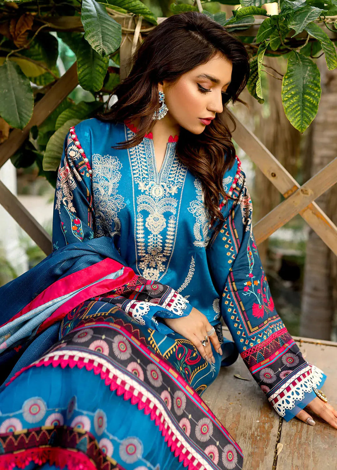 Bin Ilyas Embroidered Kotail Suits Unstitched 3 Piece BI24MJ 765 A - Winter Collection
