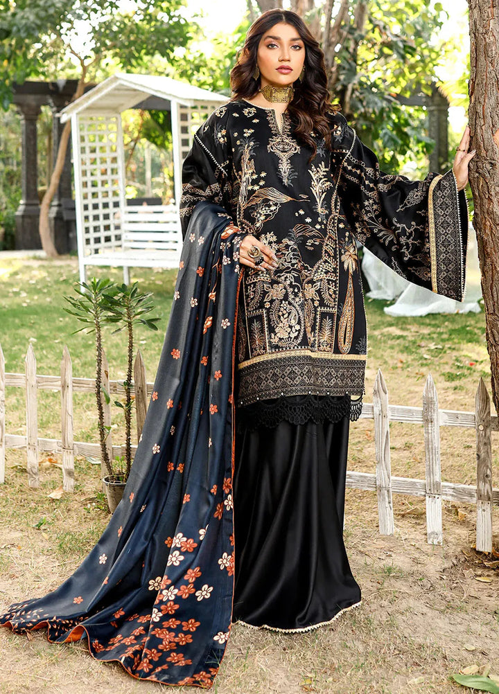 Bin Ilyas Embroidered Kotail Suits Unstitched 3 Piece BI24MJ 766 A - Winter Collection
