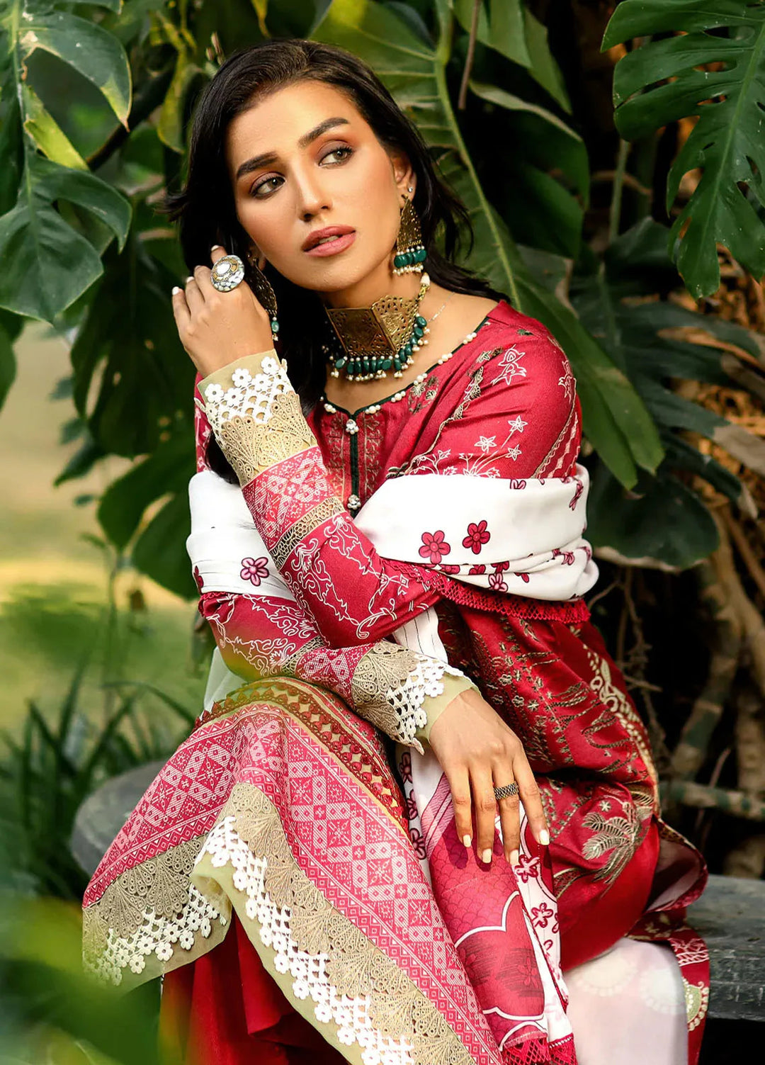 Bin Ilyas Embroidered Kotail Suits Unstitched 3 Piece BI24MJ 766 B - Winter Collection