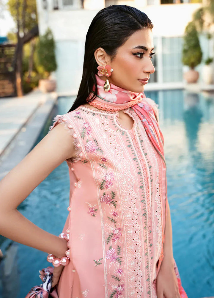 Bin Ilyas Embroidered Lawn Suits Unstitched 3 Piece BI25SE 311-B - Winter Collection