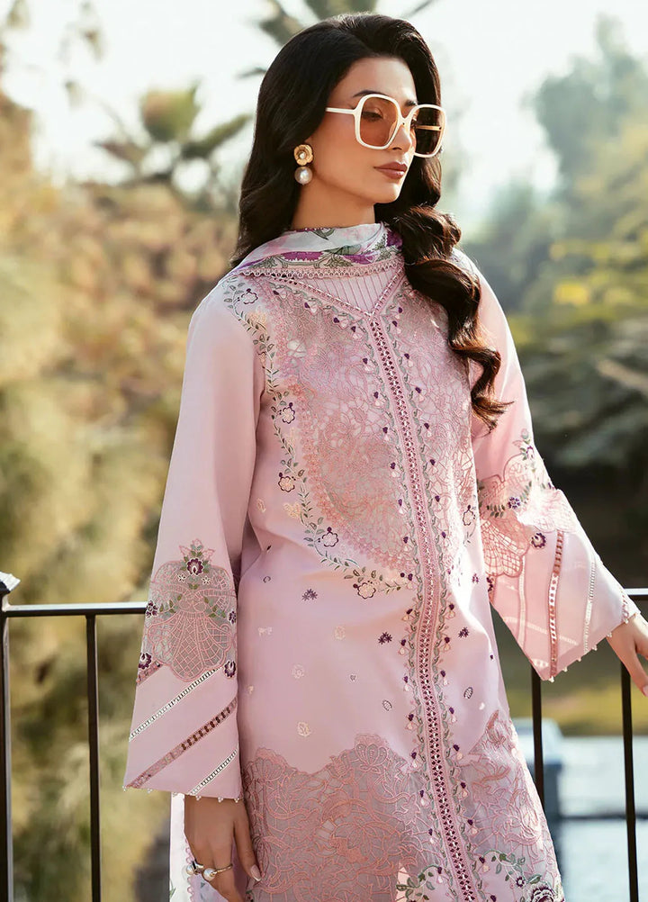Bin Ilyas Embroidered Lawn Suits Unstitched 3 Piece BI25SE 313-B - Winter Collection