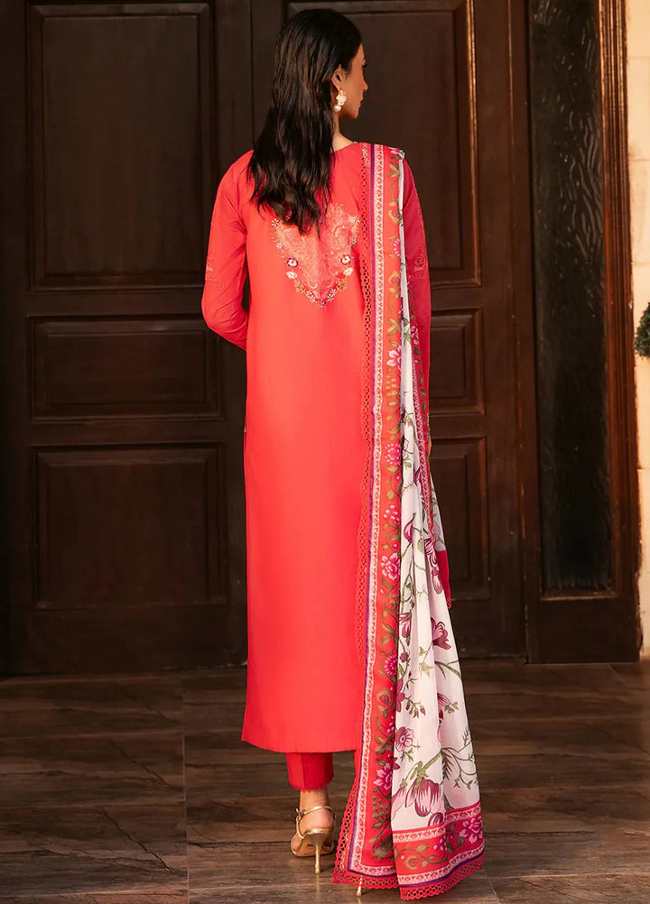 Bin Ilyas Embroidered Lawn Suits Unstitched 3 Piece BI25SE 314-A - Winter Collection