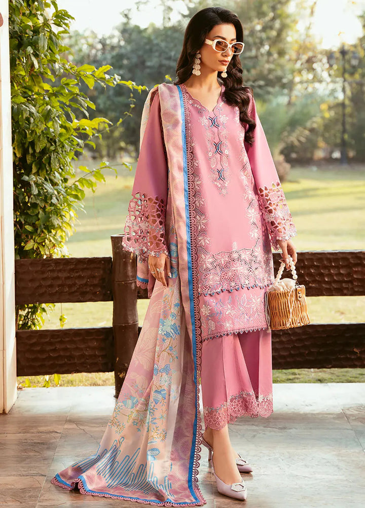 Bin Ilyas Embroidered Lawn Suits Unstitched 3 Piece BI25SE 315-B - Winter Collection