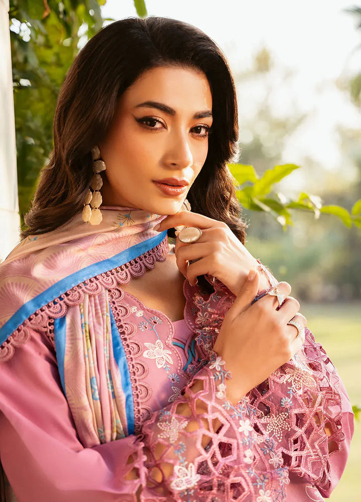 Bin Ilyas Embroidered Lawn Suits Unstitched 3 Piece BI25SE 315-B - Winter Collection