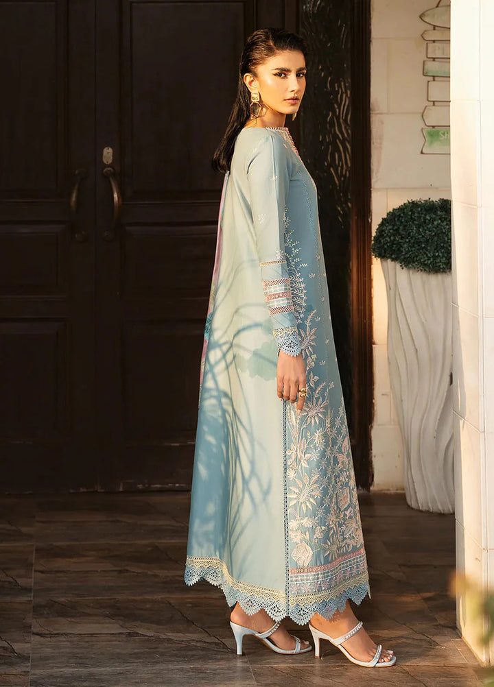 Bin Ilyas Embroidered Lawn Suits Unstitched 3 Piece BI25SE 316-B - Winter Collection
