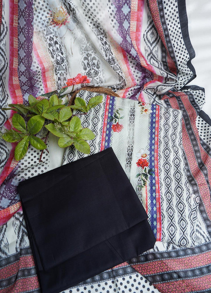 Bin Saeed Printed Lawn Suits Unstitched 3 Piece BS22L D-188 - Summer Collection