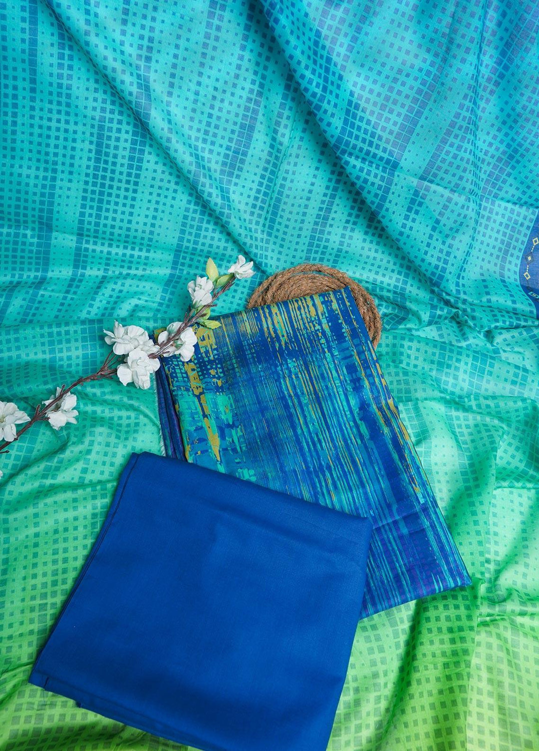 Bin Saeed Printed Lawn Suits Unstitched 3 Piece BS22L D-197 - Summer Collection